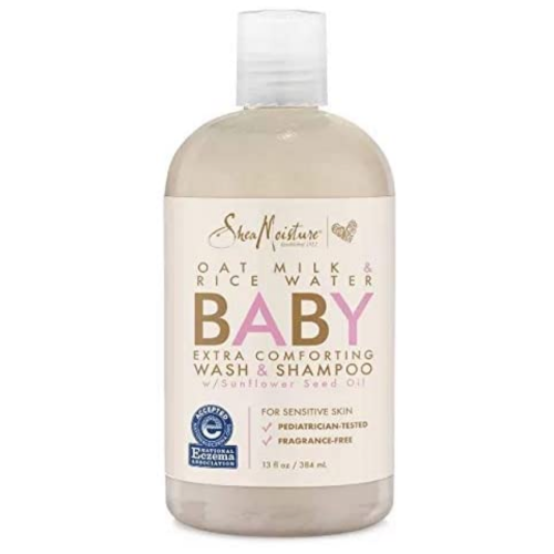 شيا مويستشر - غسول وشامبو لحليب الشوفان وماء الأرز للأطفال384 مل