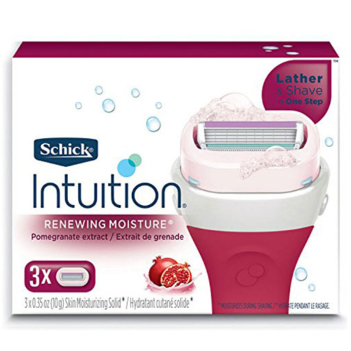 شيك انتويشن - عبوة إعادة تعبئة شفرات الحلاقة شيك انتويشن بخلاصة رغوة الرمان