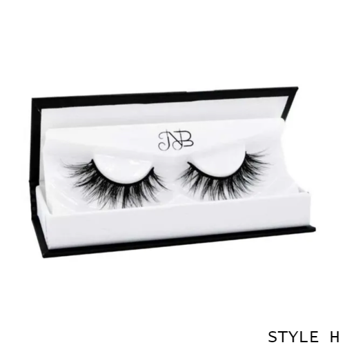 نورة بو عوض - رموش المنك الطبيعي خيط اسود STYLE H