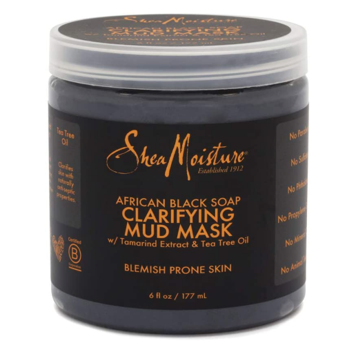شيا مويستشر -قناع الطين بالصابون الأسود الأفريقي 170 غرام