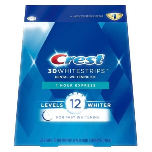 كرست - شرائح لتبييض الأسنان 20 شريط 1 Hour Express