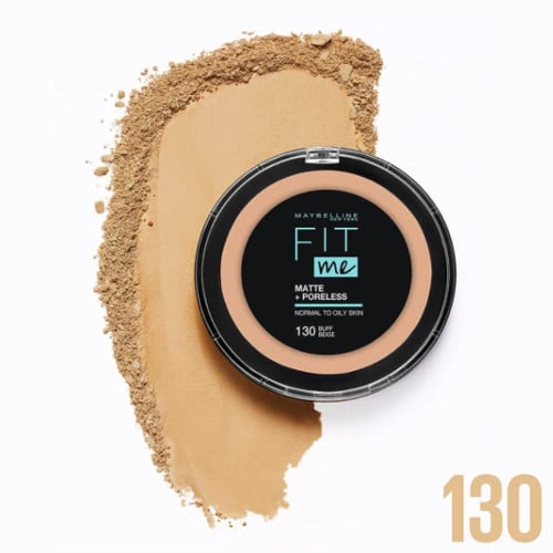 ميبلين   - بودرة فيت مي غير اللامعة Buff Beige 130