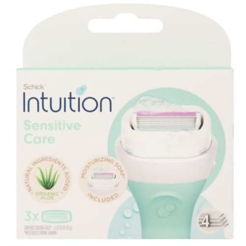 شيك انتويشن - عبوة إعادة تعبئة شفرات الحلاقة  بخلاصة الصبار