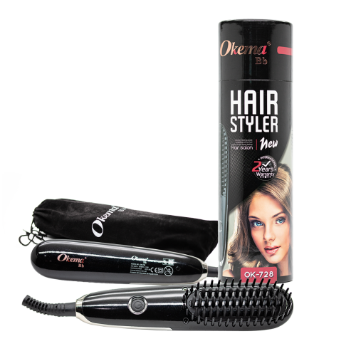 فرشاة حرارية لفرد الشعر ميني من اوكيماOK-728