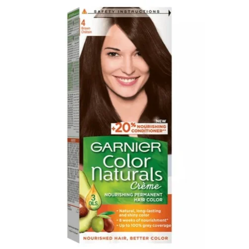 صبغة كولور ناتشرلز بني 4 من غارنييه
