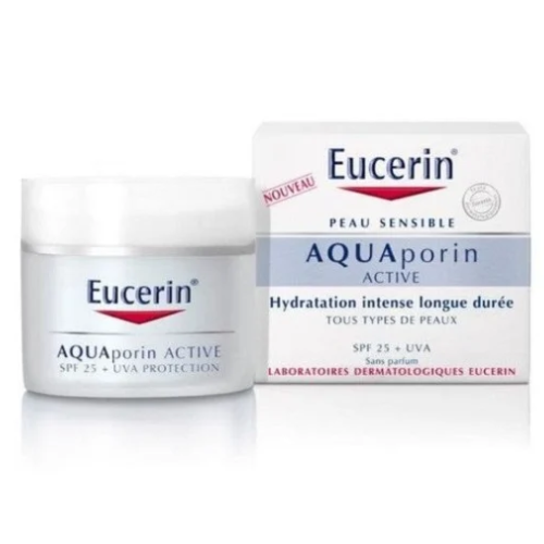 يوسيرين -كريم أكوابورين أكتيف مع حماية من الأشعة فوق البنفسجية + (ٍSPF 25) - 50 مل