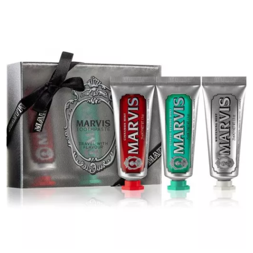 مارفيس - مجموعة معجون اسنان بحجم السفر من 3 قطع 25 مل