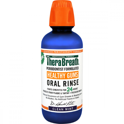 ثيرابريث - غسول فم للثة صحية، نكهة النعناع الصافي 473 مل
