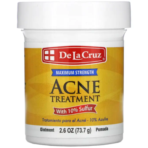 مرهم علاج حب الشباب بنسبة 10% كبريت من دي لا كروز 73.7 جرام