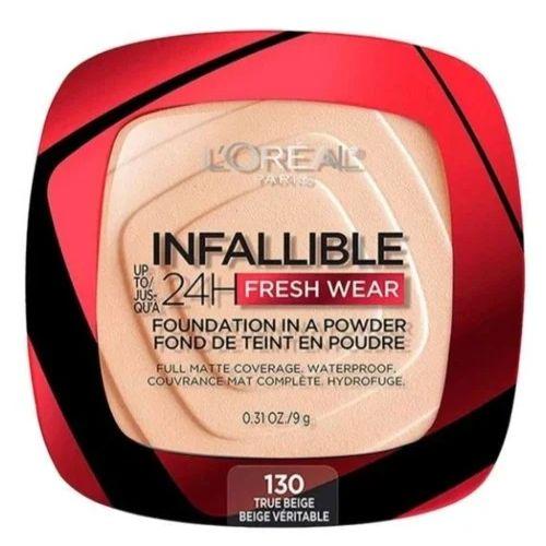 بودرة كريم الاساس انفاليبل True Beige 130 من لوريال باريس