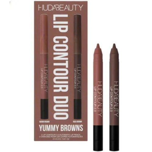 مجموعة تحديد الشفاه Yummy Browns من هدى بيوتي