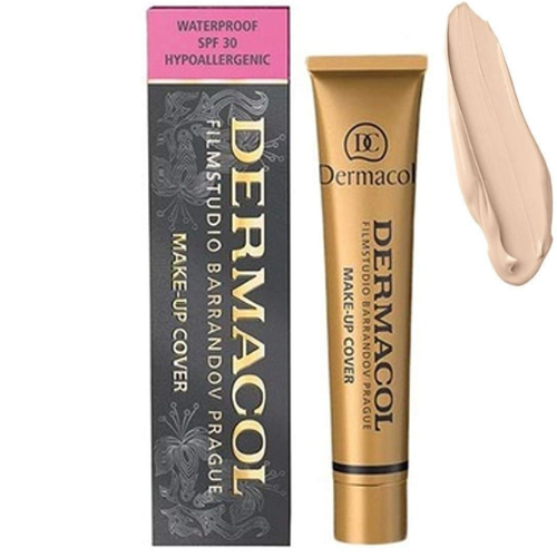 ديرما كول - كريم أساس رقم 208 وخافي عيوب البشرة