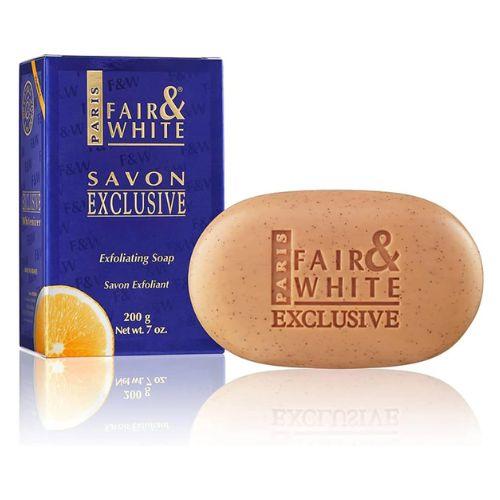 صابون ايكسكلوسيف لتبيض وتفتيح الجسم بفيتامين سي من فير اند وايت  200 جرام