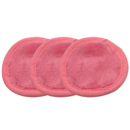 مناشف إزالة المكياج 3 قطع وسادة بلون زهري فاتح  من سيسليا