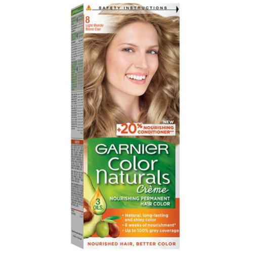 صبغة كولور ناتشرلز أشقر فاتح 8 من غارنييه
