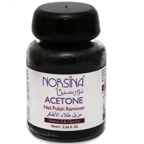مزيل طلاء الأظافر  مع إسفنجة Black من نورسينا 70 مل