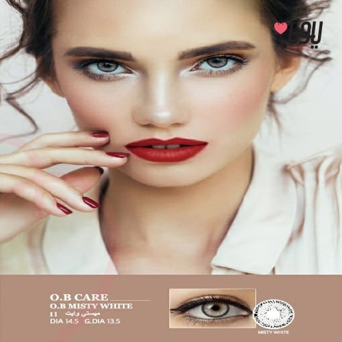 اوبي كير  - عدسات ملونه ميستي وايت 11