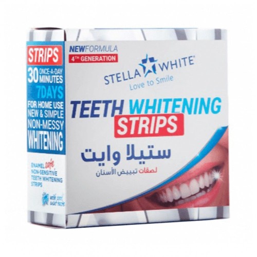 لصقات تبييض الأسنان من ستيلا وايت - 28 لصقة