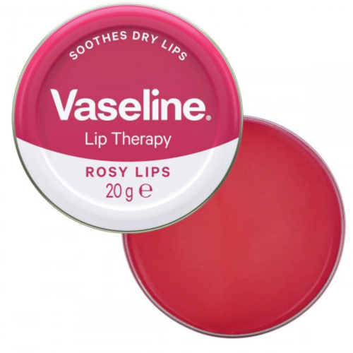 مرطب ومعالج الشفاه الوردي ليب روزي من فازلين 20 غرام
