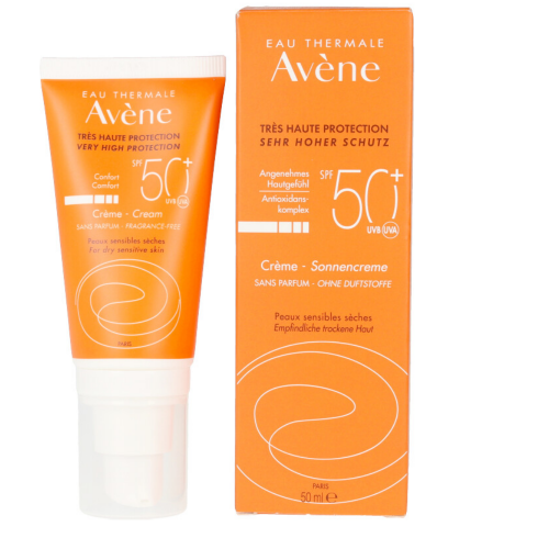 أفين - كريم واقي من الشمس للبشرة الحساسة والجافة 50 مل