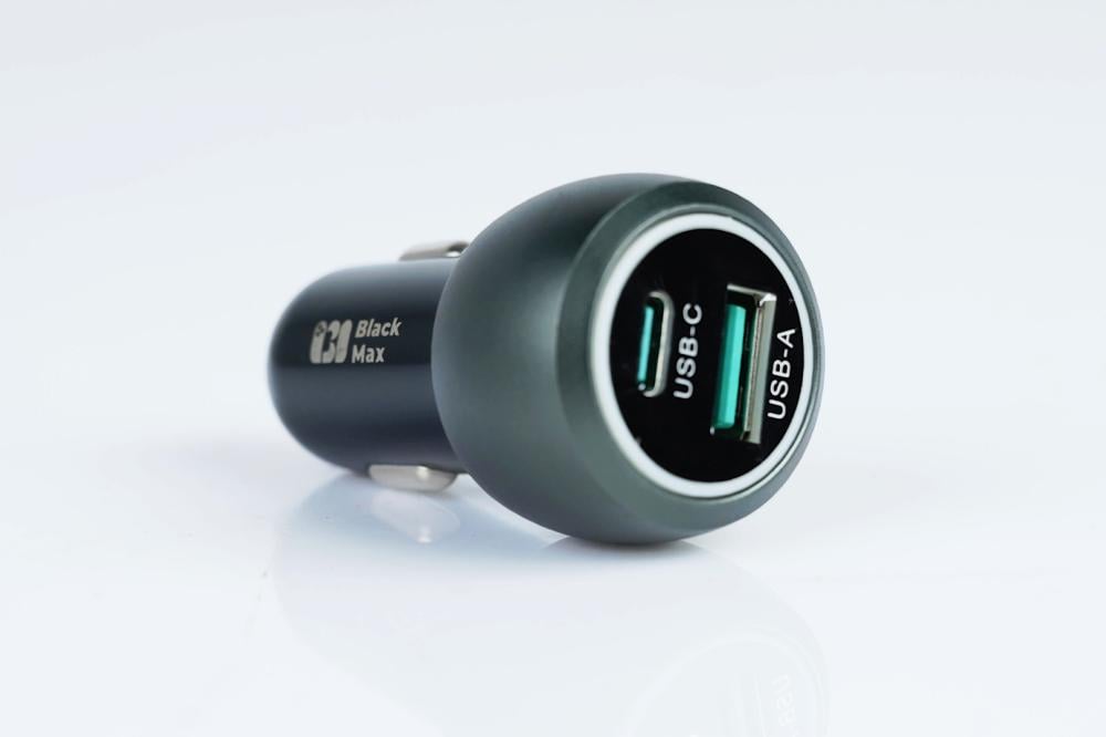 راس شاحن سيارة بقوة 48 واط بمنفذي PD+USB