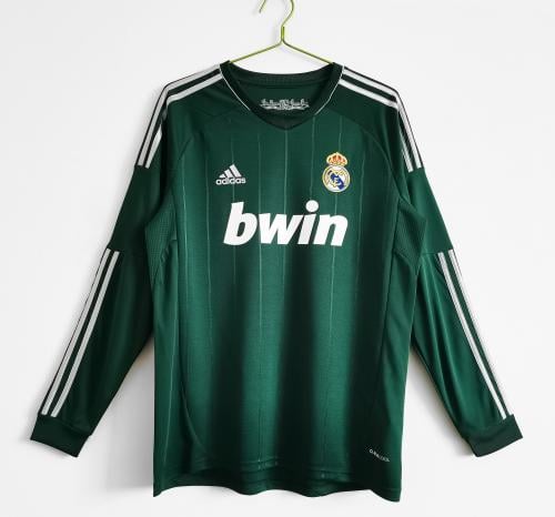 طقم ريال مدريد موسم 2012-2013 اخضر كم طويل