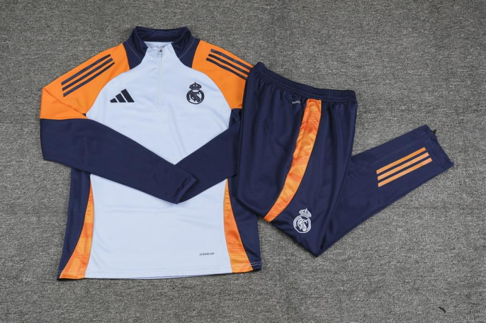 طقم تدريب شتوي ريال مدريد 2024-2025 ابيض (4)