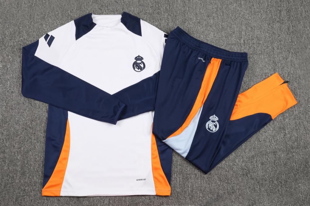 طقم تدريب شتوي ريال مدريد 2024-2025 ابيض (3)