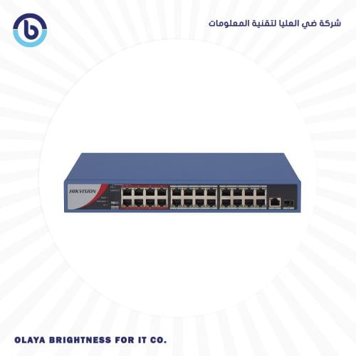 سويتش 24 مخرج بي او أي / DS-3E0326P-E/M(B) 24 PORT