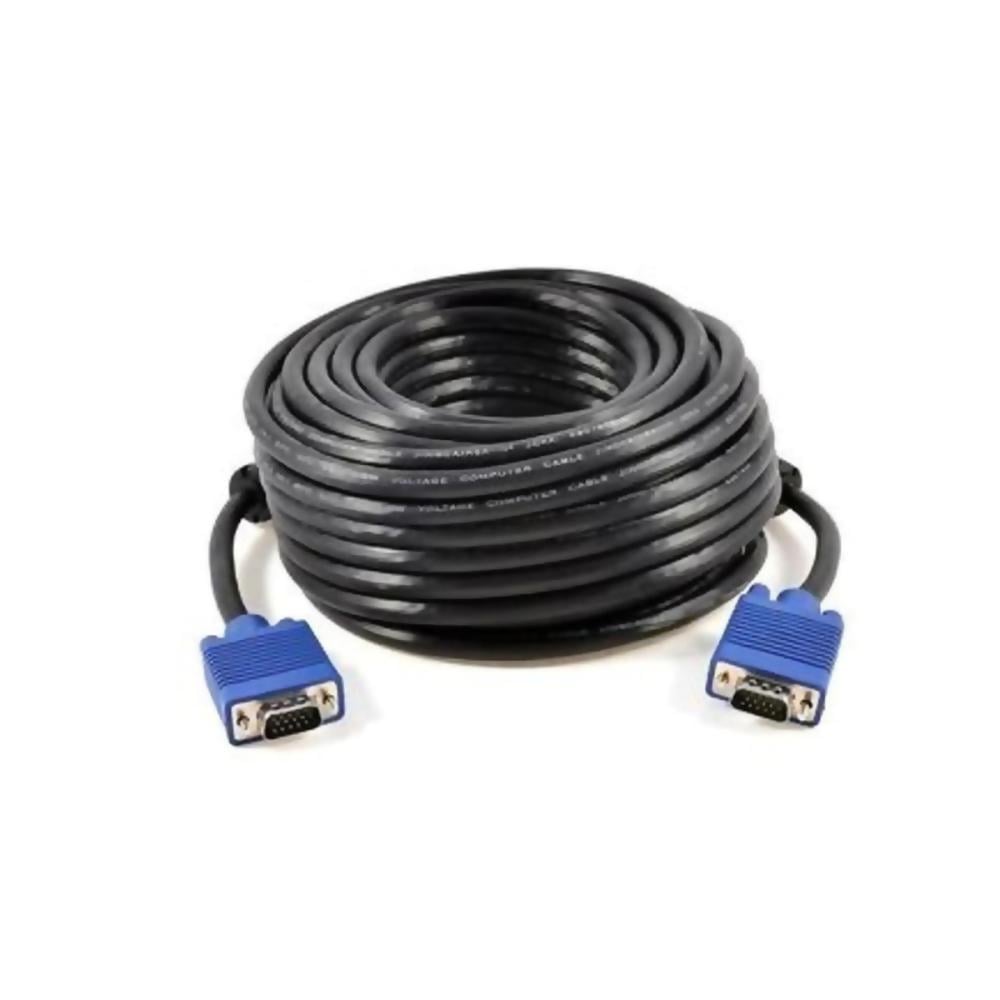 VGA Cable 15M - كيبل فيجا 15 متر لتوصيل الكمبيوتر بالشاشة بجودة عالية