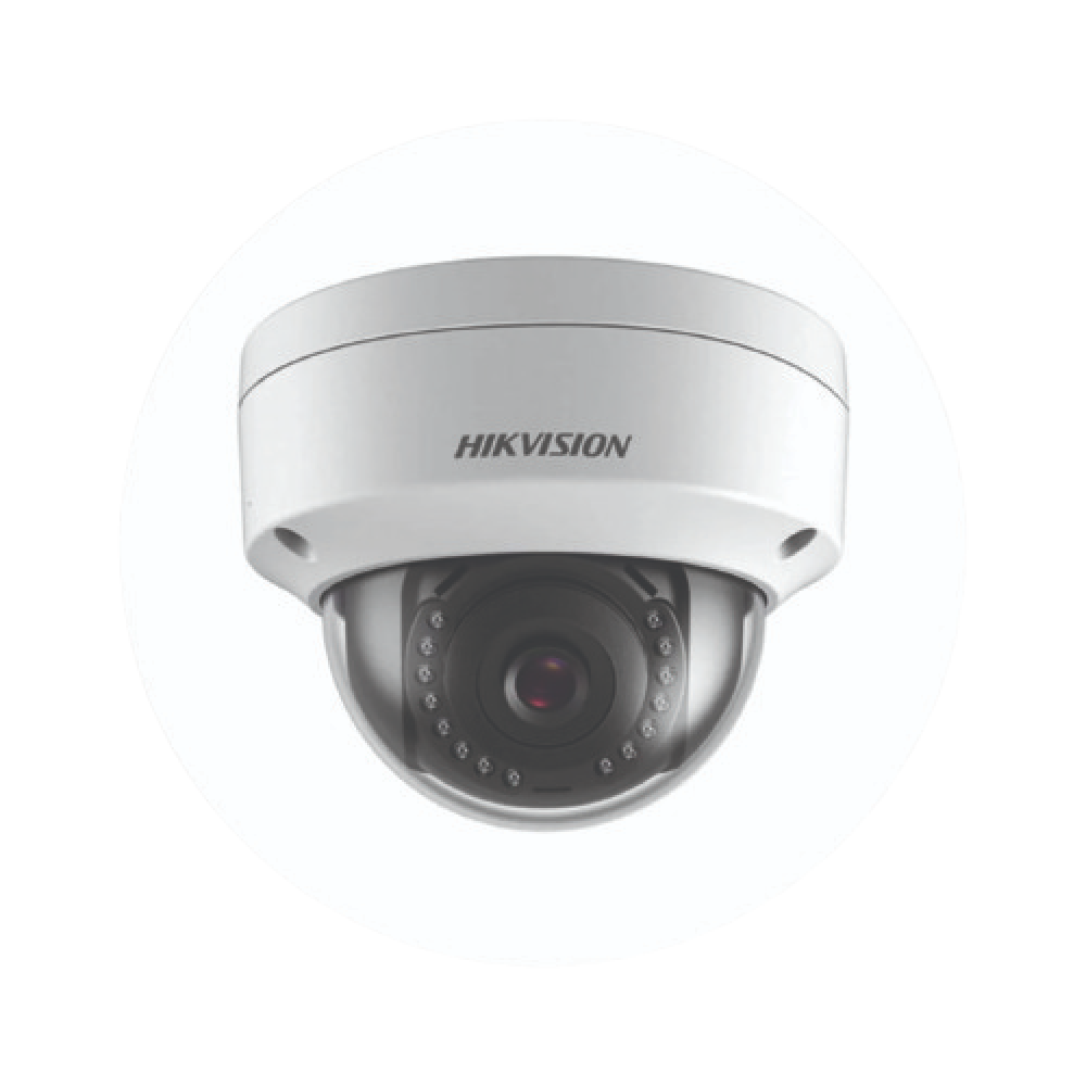 Hikvision DS-2CD1143G0-I كاميرا شبكية قبة ثابتة 4 ميجابكسل (2.8mm) مقاومة للماء والتخريب