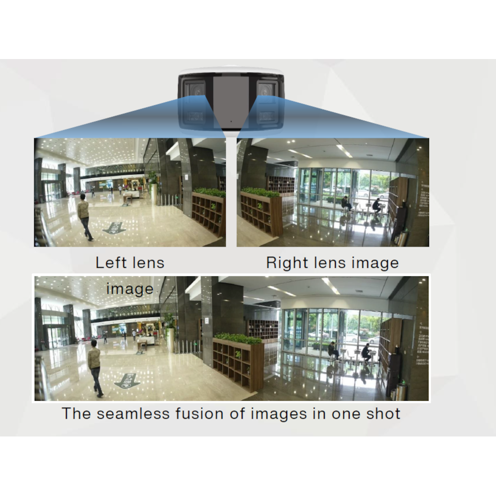 كاميرا Hikvision DS‑2CD2387G2P‑LSU/SL – بانورامية 8 ميجا، عدسة 4 مم، ColorVu كامل الألوان
