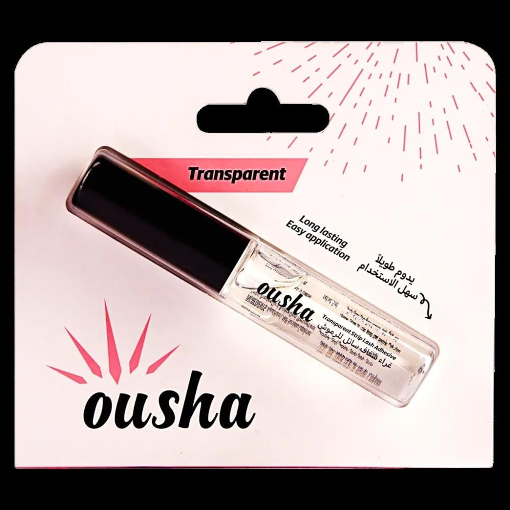 اوشا غراء للرموش بالفرشاة شفاف5مل