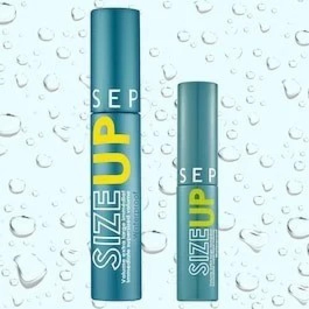 سيفورا ماسكرا سايز اب  أسود مقاوم للماء 01 14 مل