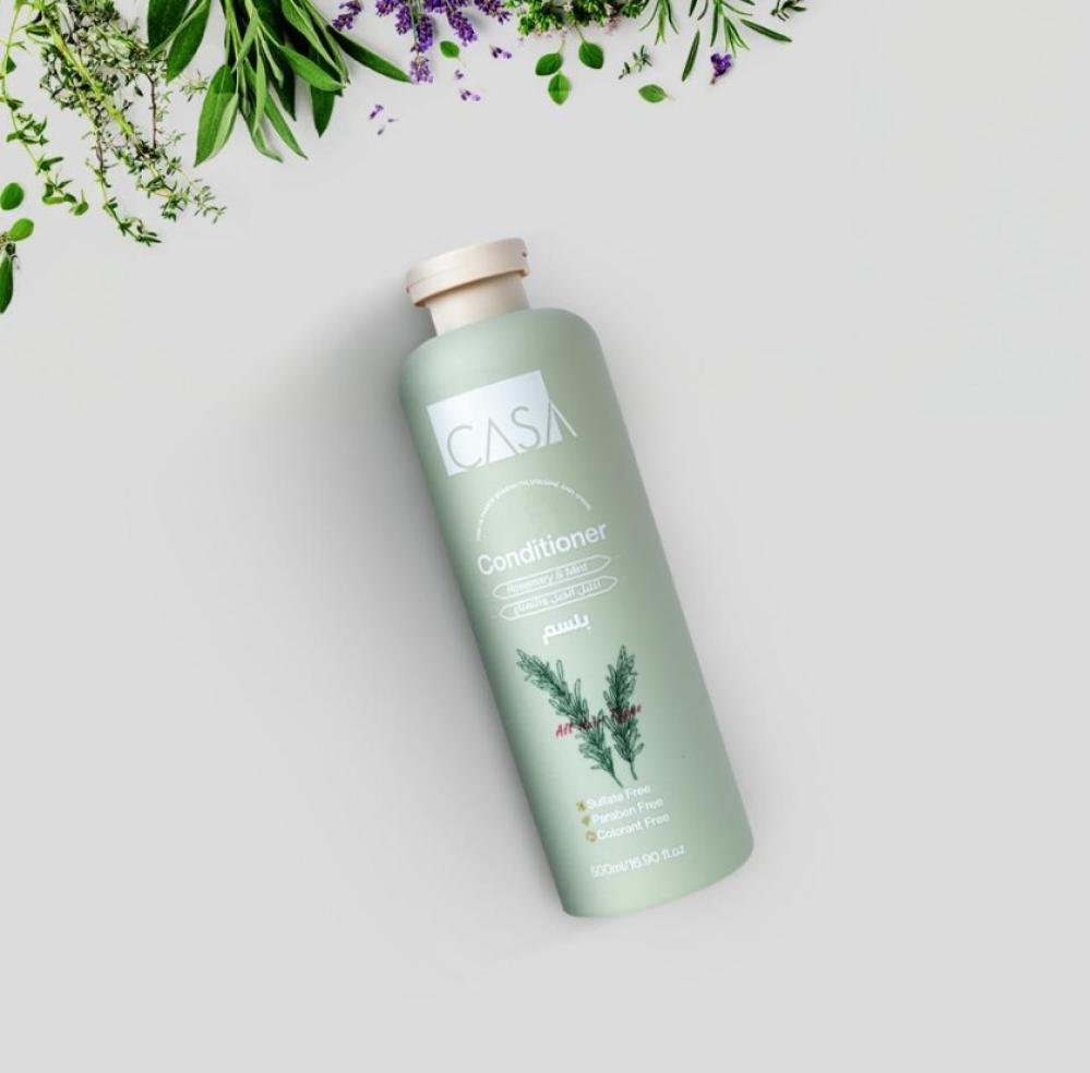 كازا بلسم إكليل الجبل والنعناع ينشط الفروة ويقوي الشعر 500مل