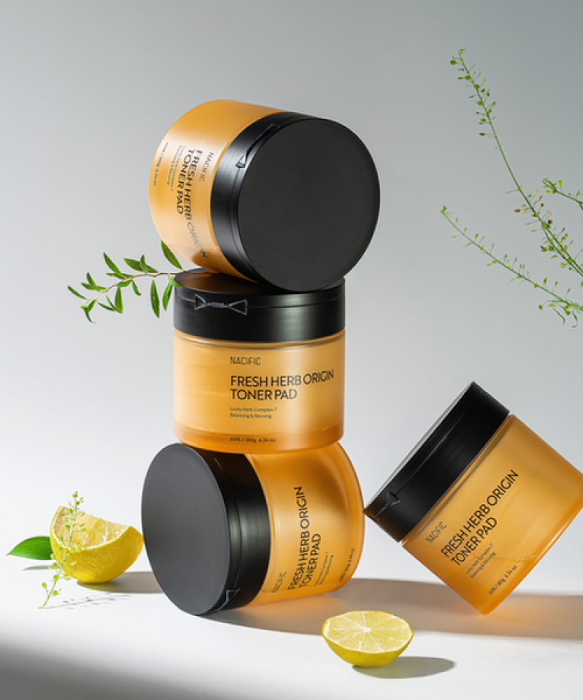 مسحات تونر فریش هیرب اوریجین من ناسيفيك - 60 مسحه