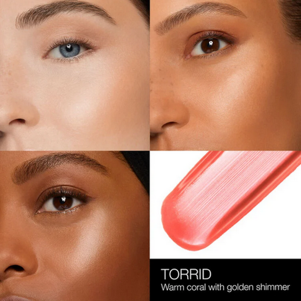 بلاشر احمر خدود سائل من نارس