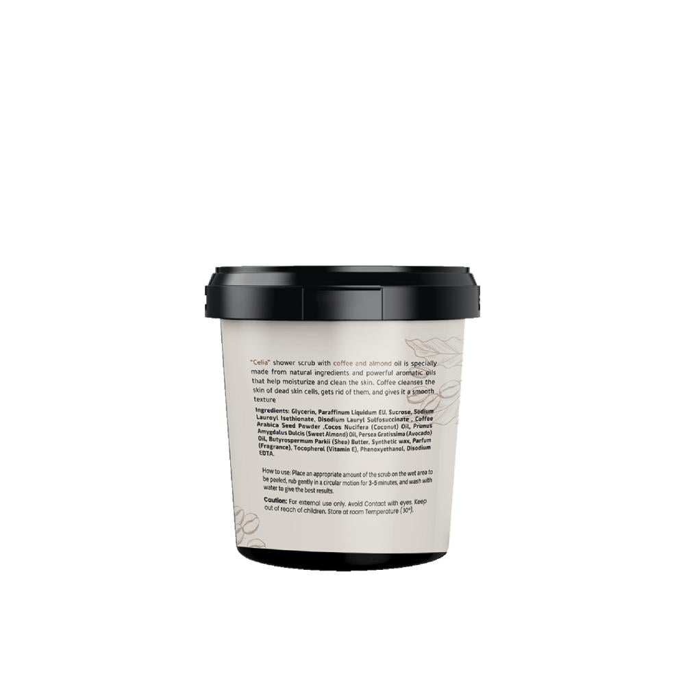 مقشر سكر رغوي بالقهوة من سيليا - 600غ