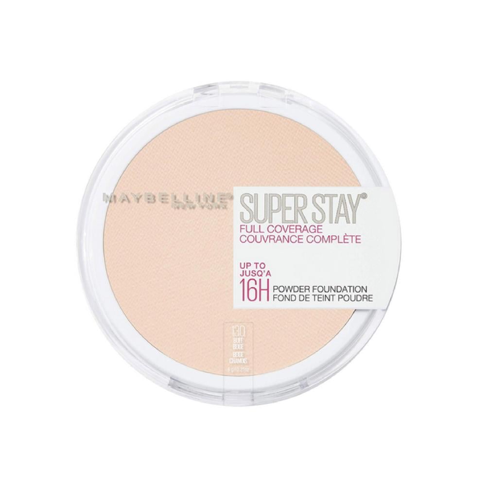 Maybelline Superstay Full Coverage Powder Foundation - BUFF BEIGE 130