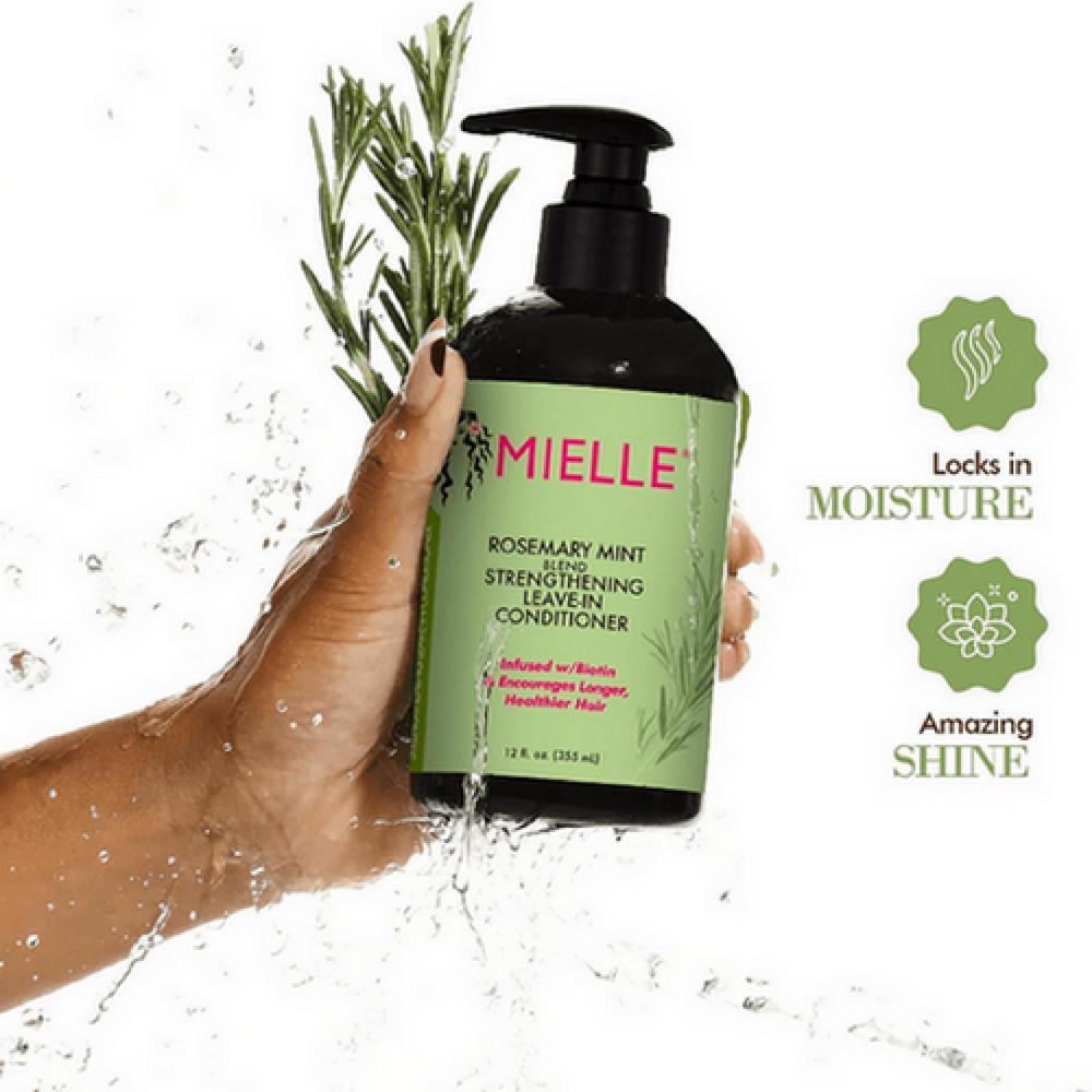 بلسم ليف-ان مقوي للشعر بإكليل الجبل والنعناع من ميلي اورجانيكس - 355مل