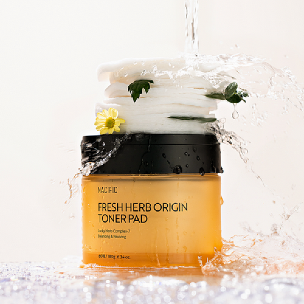 مسحات تونر فریش هیرب اوریجین من ناسيفيك - 60 مسحه