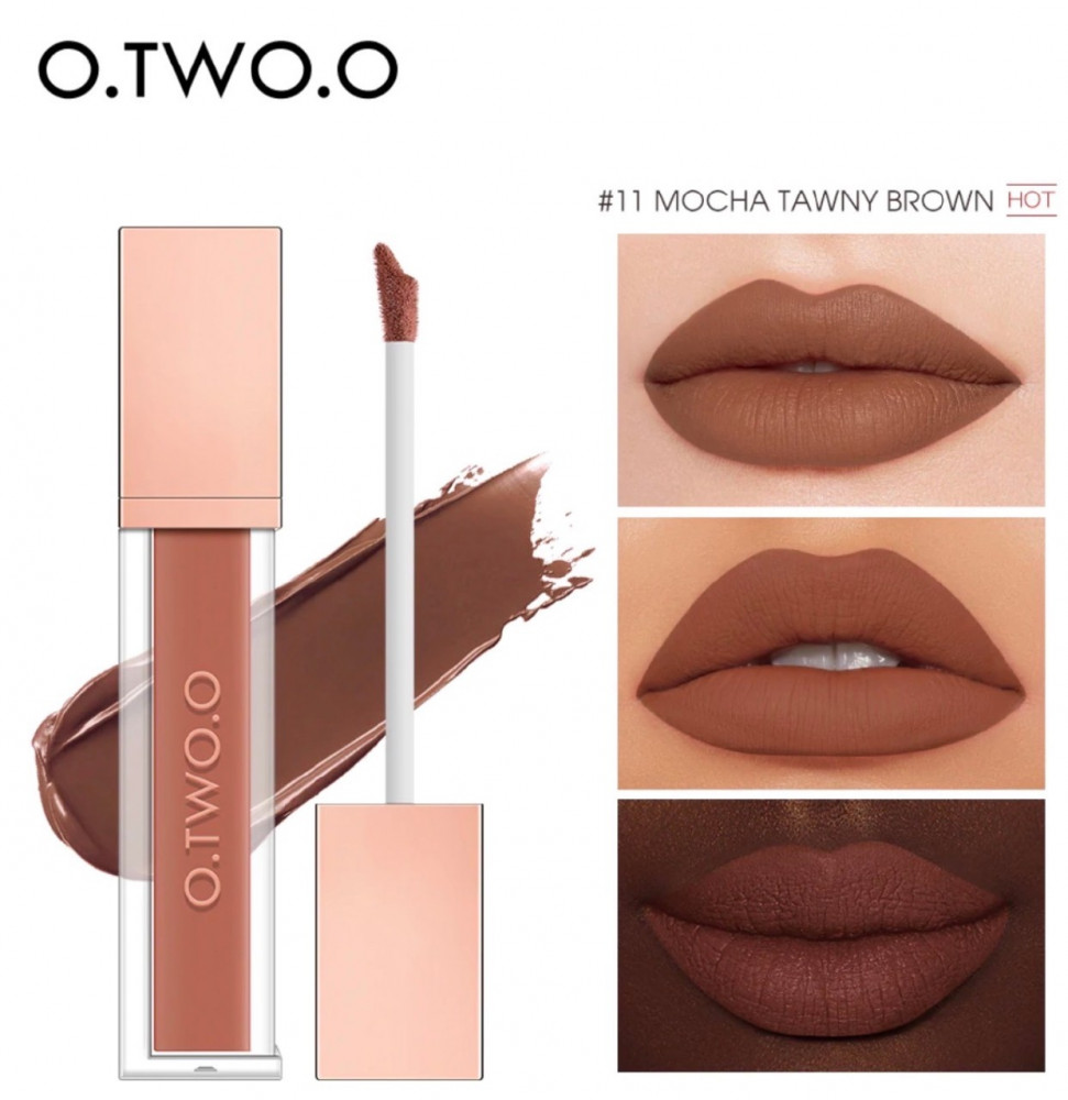 Matte liquid lipstick - mocha tawny brown 011 - متجر فريسيا