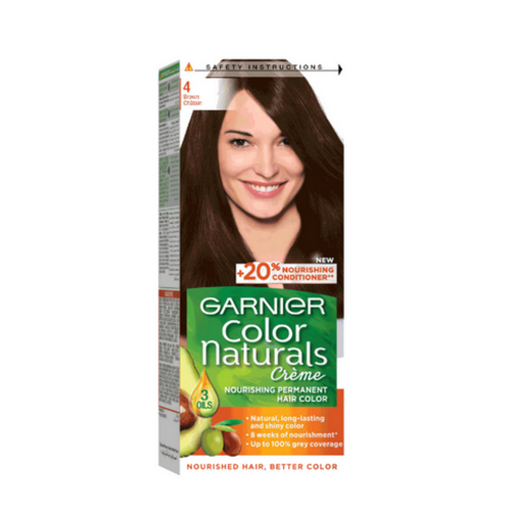 صبغة كولور ناتشرلز  كريم من غارنييه -  بني 4