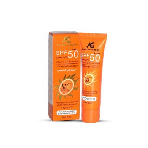 Sunscreen Whitening Cream with Vitamin C SPF 50+ from Amitis