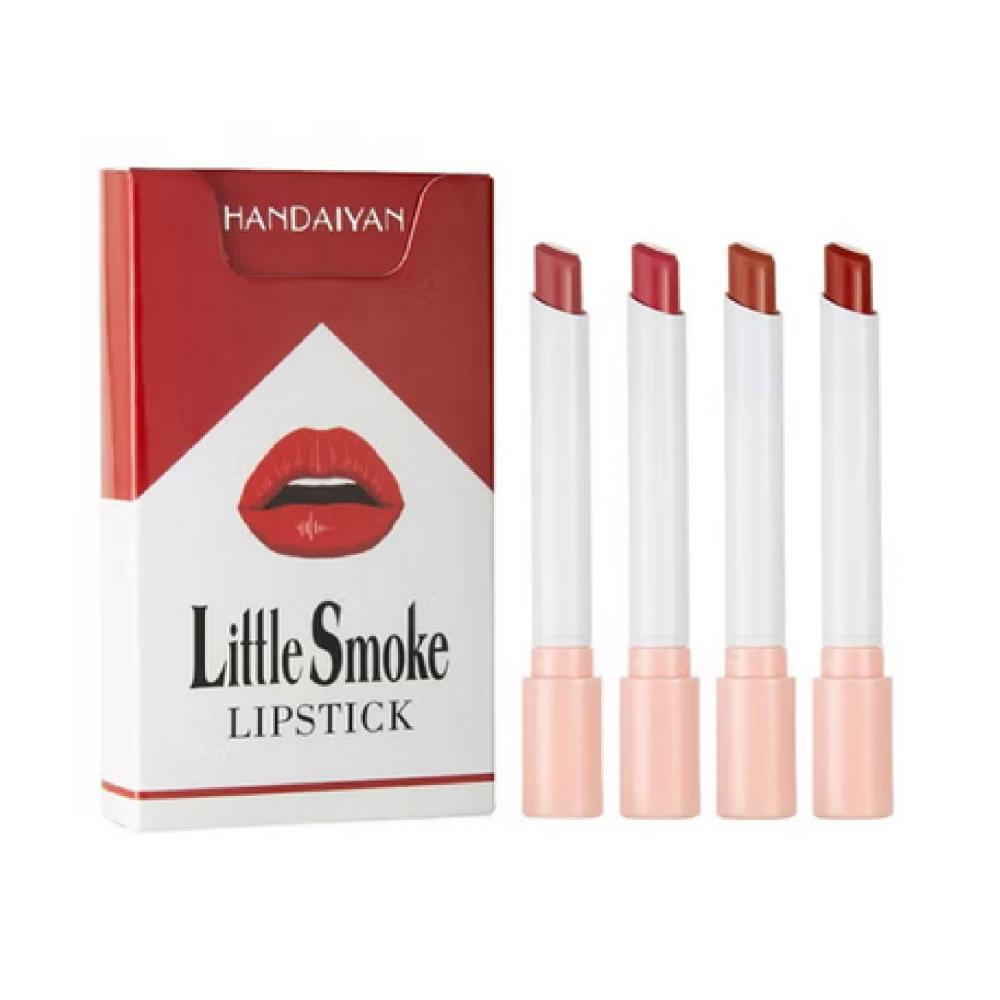 طقم احمر شفاه مطفي  من هانديان - 4 قطع