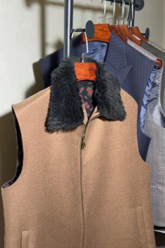 LORO PIANA WOOL CASHMERE VEST