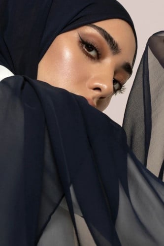 طرحة-اللون كحلي