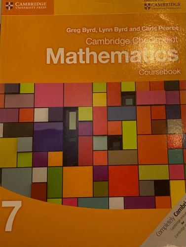 Cambridge Checkpoint Mathematics Coursebook 7