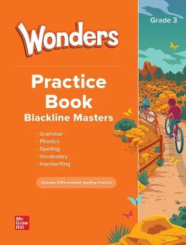 WONDERS PRACTICE BOOK BLACKLINE MASTERS GRADE 3
