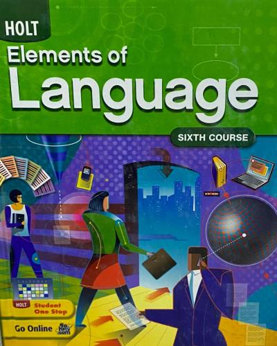 ELEMNTS OF LANGUAGE 6TH CORSE